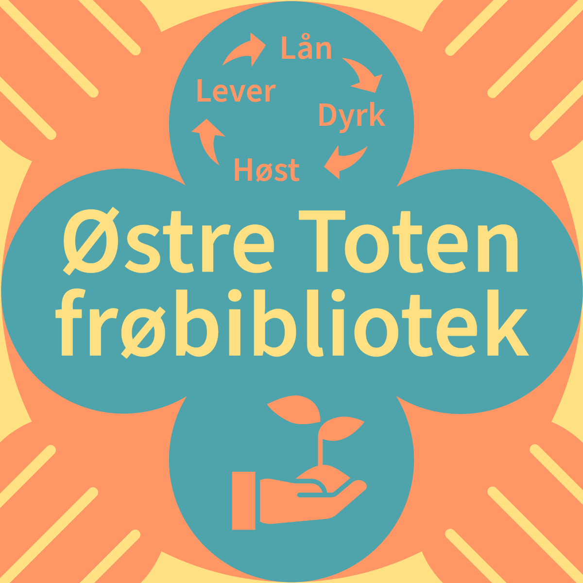 Logo for Østre Toten frøbibliotek - Klikk for stort bilde